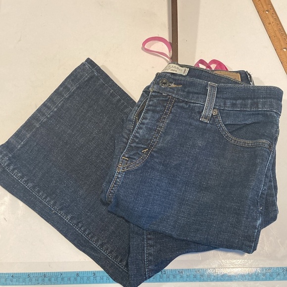 Levi's Perfectly Slimming Boot Cut 512 Jeans 10 Short Medium Cotton Blend - Picture 14 of 16